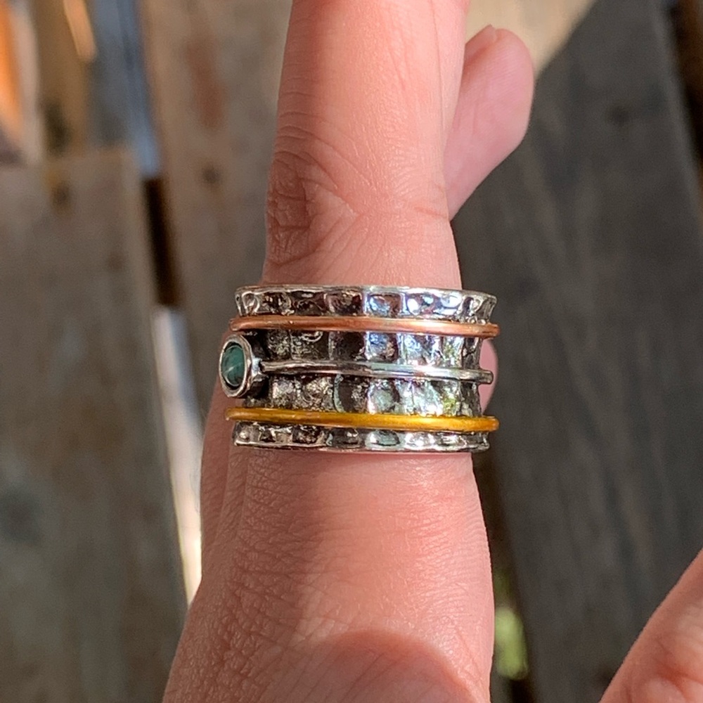 ❗️LAST CHANCE 9/30❗️BOHO 3 TONE RING - Picture 7 of 10
